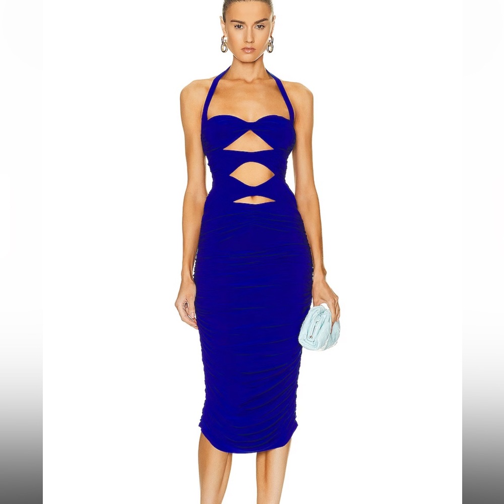 NORMA KAMALI
Peekaboo Mio Midi Dress